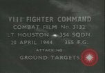 Image of VIII Fighter Command Germany, 1944, second 1 stock footage video 65675021823