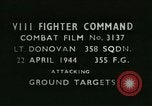 Image of VIII Fighter Command Germany, 1944, second 1 stock footage video 65675021824