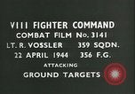 Image of VIII Fighter Command Germany, 1944, second 4 stock footage video 65675021826