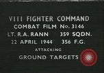 Image of VIII Fighter Command Germany, 1944, second 1 stock footage video 65675021828