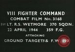 Image of VIII Fighter Command Germany, 1944, second 3 stock footage video 65675021829