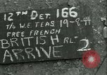 Standbild französischen 2nd Armored Division Sées, Frankreich, 1944, aus Sekunde 5 historischem Filmmaterial Videoclip 65675021854