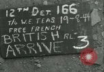 Standbild französischen 2nd Armored Division Sées, Frankreich, 1944, aus Sekunde 3 historischem Filmmaterial Videoclip 65675021855