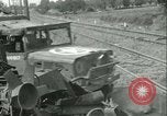Standbild französischen 2nd Armored Division Alencon Frankreich, 1944, aus Sekunde 21 historischem Filmmaterial Videoclip 65675021856