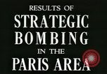 Image Seconde Guerre Mondiale effets bombardements alliés en France Paris France, 1944, de la seconde 5 séquences d'archives historiques vidéo 65675021871