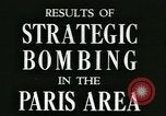 Image Seconde Guerre Mondiale effets bombardements alliés en France Paris France, 1944, de la seconde 7 séquences d'archives historiques vidéo 65675021871