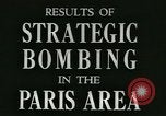 Image Seconde Guerre Mondiale effets bombardements alliés en France Paris France, 1944, de la seconde 8 séquences d'archives historiques vidéo 65675021871