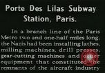 Image of Allied bombing Paris France, 1945, second 12 stock footage video 65675021880
