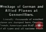 Image of Aircraft graveyard Paris France, 1945, second 1 stock footage video 65675021883