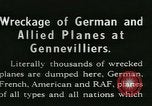 Image of Aircraft graveyard Paris France, 1945, second 8 stock footage video 65675021883