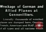 Image of Aircraft graveyard Paris France, 1945, second 13 stock footage video 65675021883