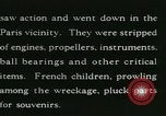 Image of Aircraft graveyard Paris France, 1945, second 22 stock footage video 65675021883