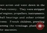 Image of Aircraft graveyard Paris France, 1945, second 27 stock footage video 65675021883