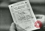 Image of food ration stamps France, 1940, second 52 stock footage video 65675021932