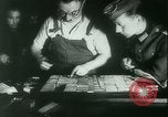 Image of Nazi newspaper printing during Paris occupation Paris France, 1940, second 21 stock footage video 65675021941