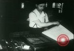 Image of Nazi newspaper printing during Paris occupation Paris France, 1940, second 38 stock footage video 65675021941