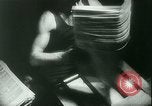 Image of Nazi newspaper printing during Paris occupation Paris France, 1940, second 55 stock footage video 65675021941
