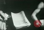 Image of Nazi newspaper printing during Paris occupation Paris France, 1940, second 61 stock footage video 65675021941