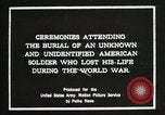 Immagine di First American Unknown Soldier selezionati in Francia Francia, 1921, secondo 3 filmato di repertorio 65675021986
