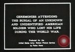 Immagine di First American Unknown Soldier selezionati in Francia Francia, 1921, secondo 12 filmato di repertorio 65675021986