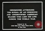 Immagine di First American Unknown Soldier selezionati in Francia Francia, 1921, secondo 14 filmato di repertorio 65675021986
