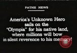 Standbild American unbekannten Soldaten geehrt in Frankreich und transportiert nach Amerika Frankreich, 1921, aus Sekunde 1 historischem Filmmaterial Videoclip 65675021987
