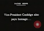 Image of World War I American Unknown soldier lying in state Washington DC USA, 1921, second 47 stock footage video 65675021988