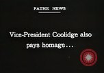 Image of World War I American Unknown soldier lying in state Washington DC USA, 1921, second 48 stock footage video 65675021988