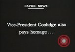Image of World War I American Unknown soldier lying in state Washington DC USA, 1921, second 49 stock footage video 65675021988