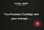 Image of World War I American Unknown soldier lying in state Washington DC USA, 1921, second 50 stock footage video 65675021988