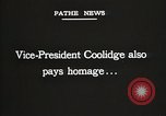 Image of World War I American Unknown soldier lying in state Washington DC USA, 1921, second 51 stock footage video 65675021988
