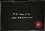 Image of Unknown Soldier of World War 1 arrives at Arlington National Cemetery Arlington Virginia USA, 1921, second 1 stock footage video 65675021989