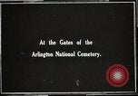 Image of Unknown Soldier of World War 1 arrives at Arlington National Cemetery Arlington Virginia USA, 1921, second 3 stock footage video 65675021989