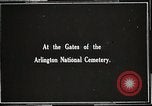 Image of Unknown Soldier of World War 1 arrives at Arlington National Cemetery Arlington Virginia USA, 1921, second 5 stock footage video 65675021989