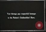 Immagine di American Soldato sconosciuto Arlington Virginia USA, 1921, secondo 8 filmato di repertorio 65675021992