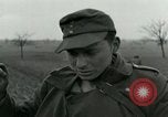 Standbild Elemente der US-Armee 7 Förderung durch Frankreich in Zweiten Weltkrieg Surbourg Elsass Frankreich, 1945, aus Sekunde 36 historischem Filmmaterial Videoclip 65675022037