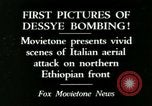 Image attaque aérienne italienne Dessey Éthiopie, 1936, de la seconde 1 séquences d'archives historiques vidéo 65675022041