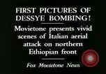 Image attaque aérienne italienne Dessey Éthiopie, 1936, de la seconde 12 séquences d'archives historiques vidéo 65675022041