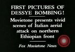 Image attaque aérienne italienne Dessey Éthiopie, 1936, de la seconde 13 séquences d'archives historiques vidéo 65675022041