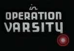 Standbild Operation varsity europäische Theater, 1945, aus Sekunde 26 historischem Filmmaterial Videoclip 65675022047