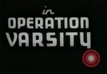 Standbild Operation varsity europäische Theater, 1945, aus Sekunde 29 historischem Filmmaterial Videoclip 65675022047