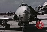 Image of Early flights of 1st US operational jet, P-80 shooting star United States USA, 1946, second 4 stock footage video 65675022068