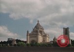 Image of Basilica of St Therese Lisieux France, 1969, second 12 stock footage video 65675022079