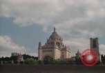 Image of Basilica of St Therese Lisieux France, 1969, second 14 stock footage video 65675022079