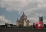 Image of Basilica of St Therese Lisieux France, 1969, second 15 stock footage video 65675022079