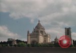 Image of Basilica of St Therese Lisieux France, 1969, second 16 stock footage video 65675022079
