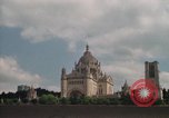 Image of Basilica of St Therese Lisieux France, 1969, second 17 stock footage video 65675022079