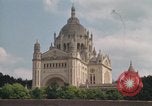 Image of Basilica of St Therese Lisieux France, 1969, second 18 stock footage video 65675022079
