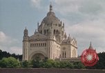 Image of Basilica of St Therese Lisieux France, 1969, second 22 stock footage video 65675022079