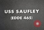 Immagine di USS Saufley Oceano atlantico, 1952, secondo 25 filmato di repertorio 65675022103